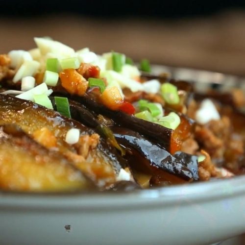 Homestyle Minced Pork Eggplant