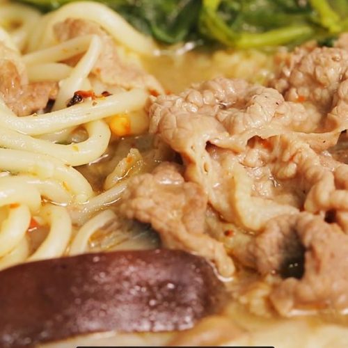 Korean Beef Hot Pot Noodle Soup