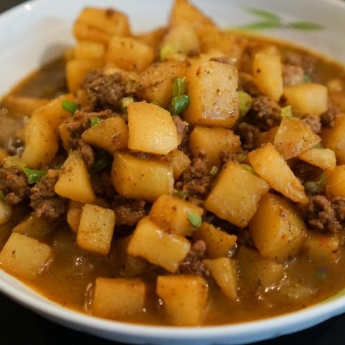 Minced Beef with Potatoes