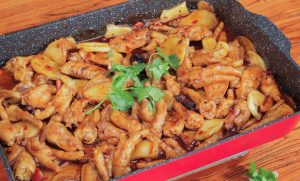 Spicy Chicken Feet Casserole