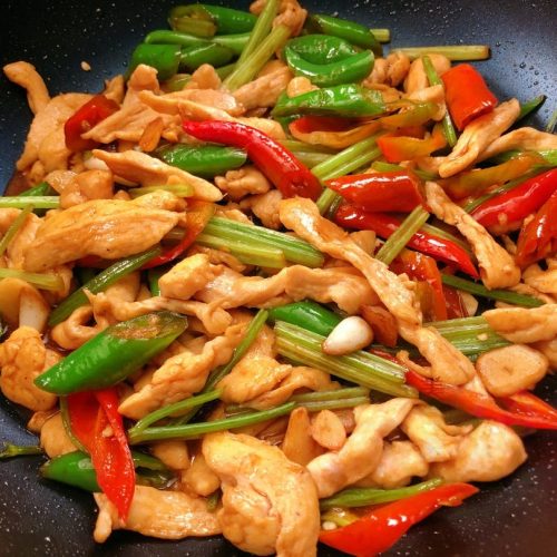 Super Tender Stir-Fried Chicken Breast