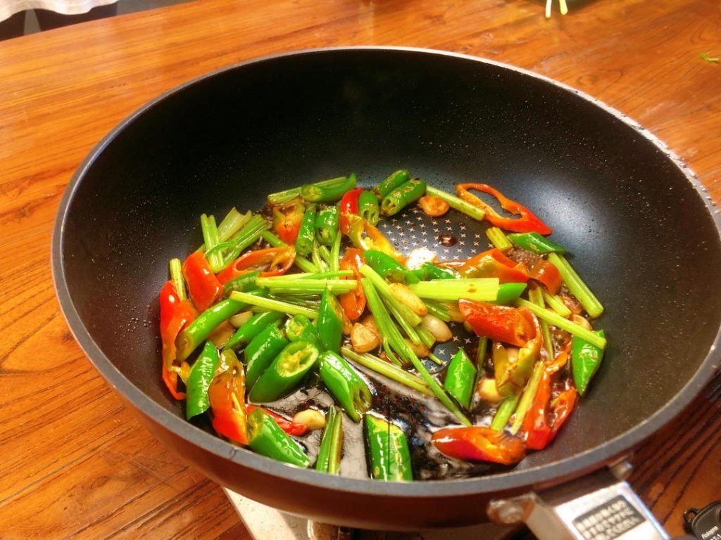 Blister the Vegetables