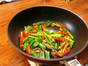 Blister the Vegetables