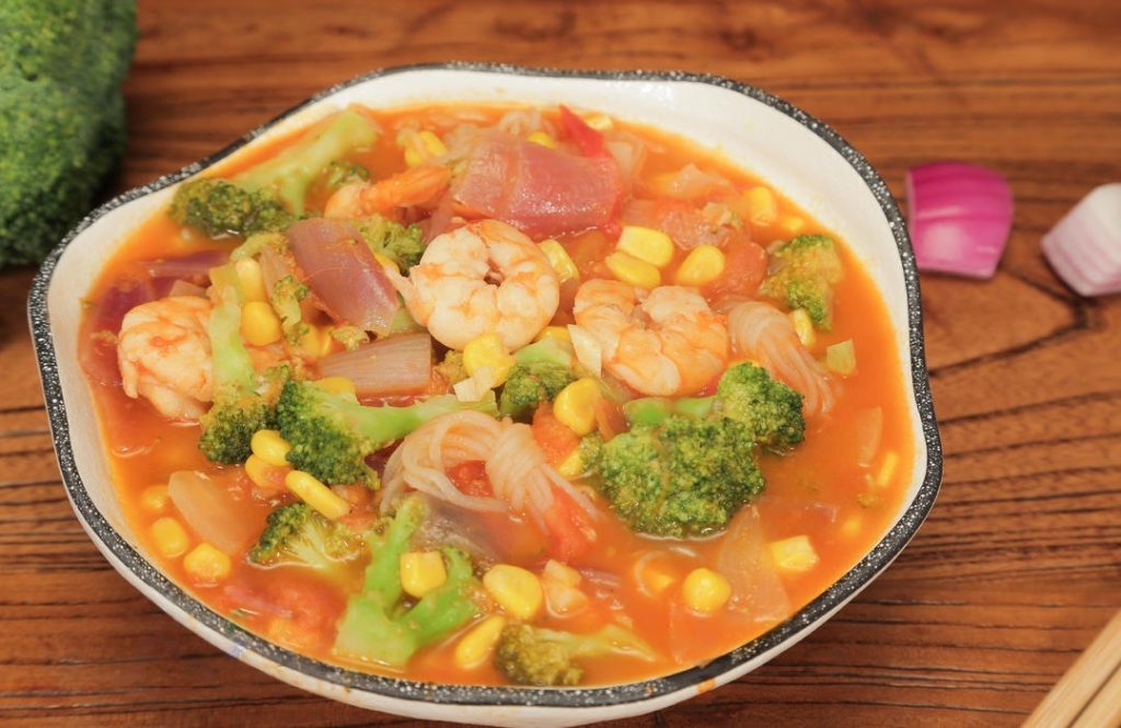 Tomato Konjac Shrimp