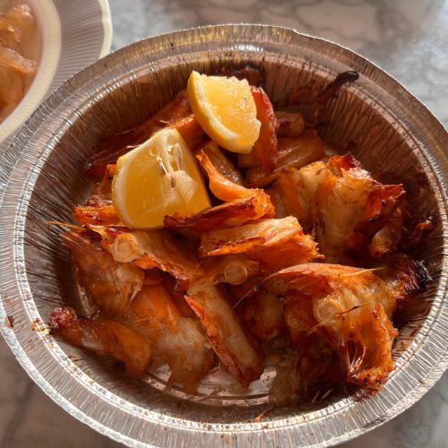 Air Fryer Salmon Bones