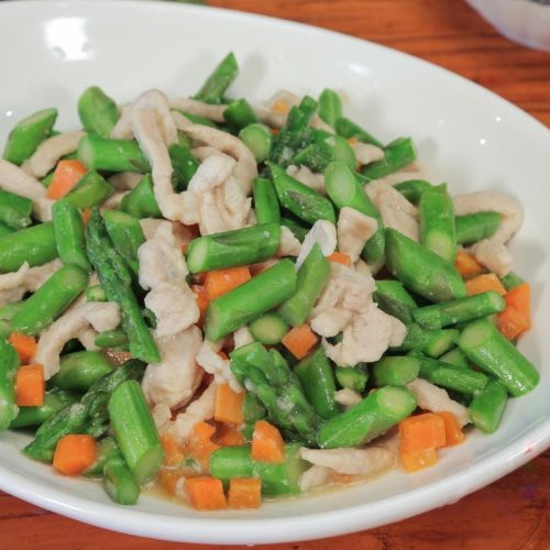 Asparagus and Pork Stir-fry