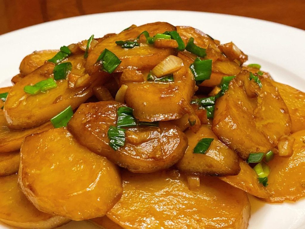 Braised Potato Slices