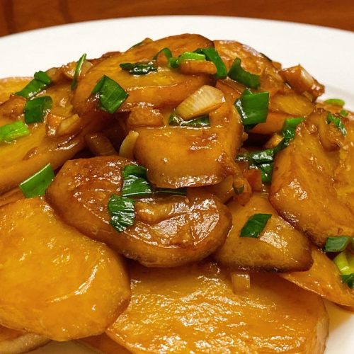 Braised Potato Slices