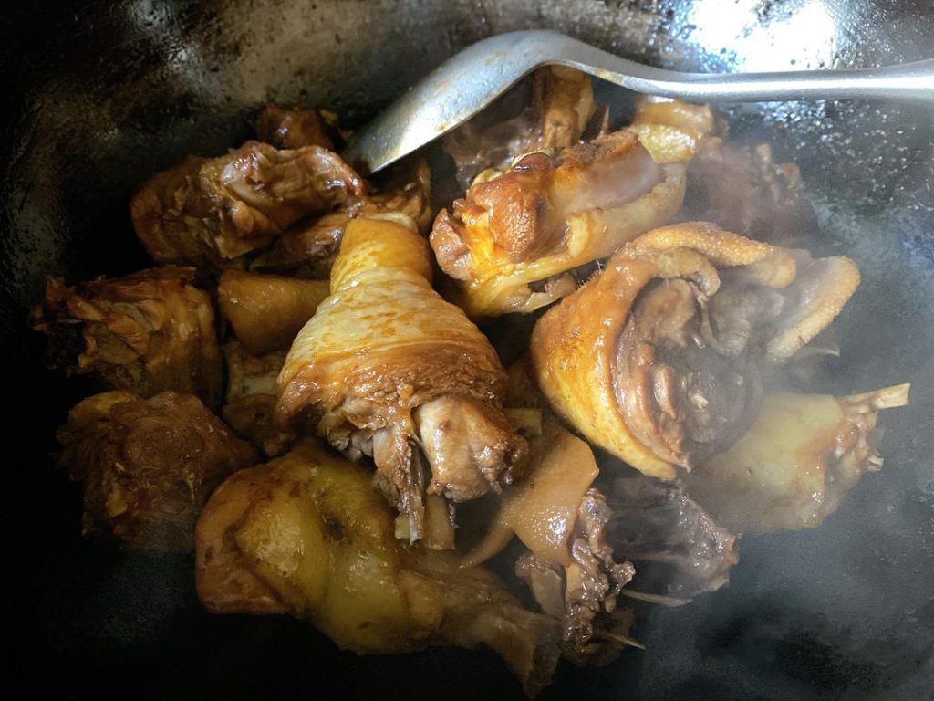 Color the Meat (1-2 minutes at medium heat)