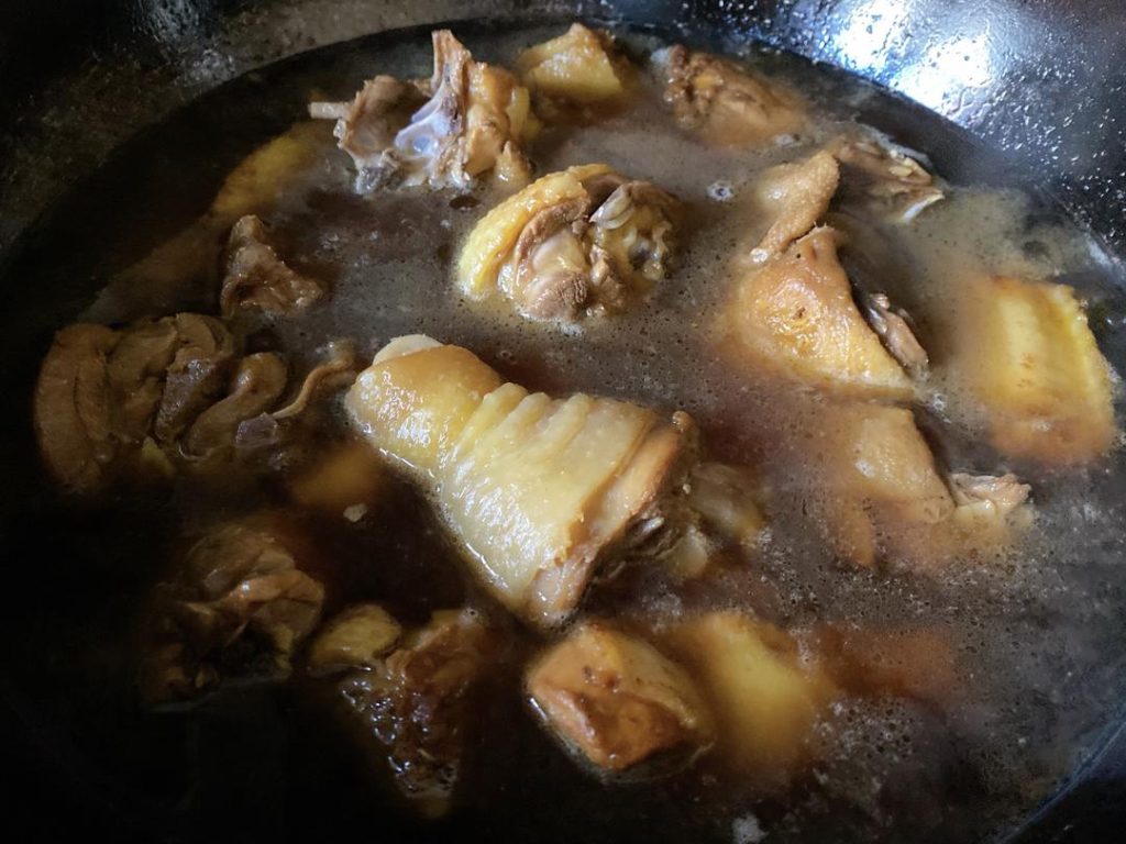 Color the Meat (1-2 minutes at medium heat)