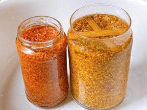 Fermentation: Store the jars in the refrigerator. The mixture will undergo a slow, cold fermentation. It is ready to use after a week, but the flavor will become incredibly rich and mellow after 2 to 3 months.