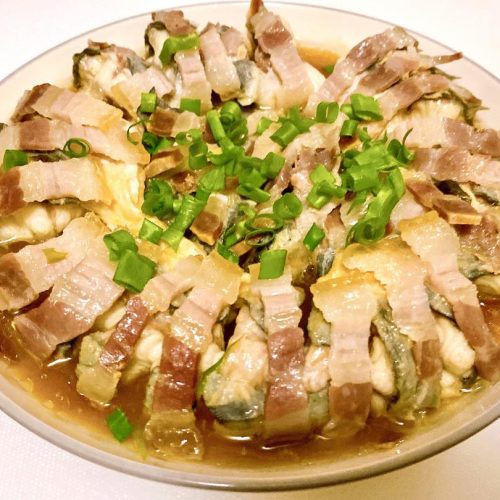 Steamed Eel with Pork