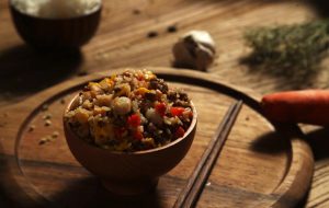 Beef and King Oyster Mushroom Fried Rice