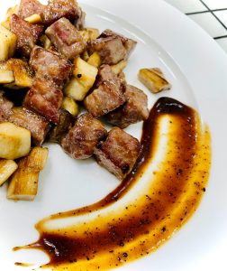 Beef and King Oyster Mushroom Stir-Fry