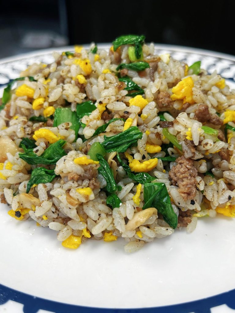 Final Toss and Serve Give everything a final toss to ensure the truffle scent has permeated the rice. Taste and adjust salt if needed. Serve immediately!