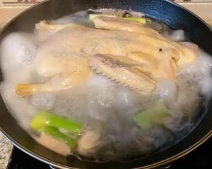 Blanch the Duck (10 minutes)