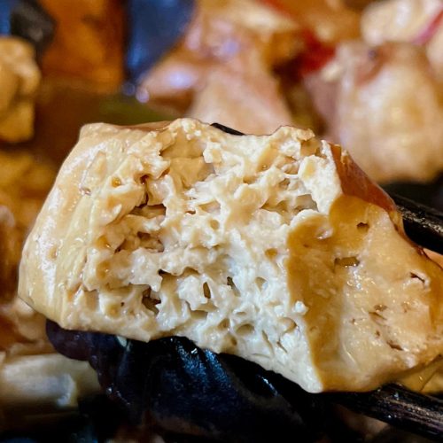 Braised pork ribs with tofu