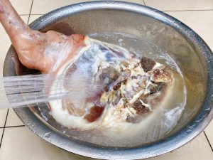 Step 2: Desalination and Washing