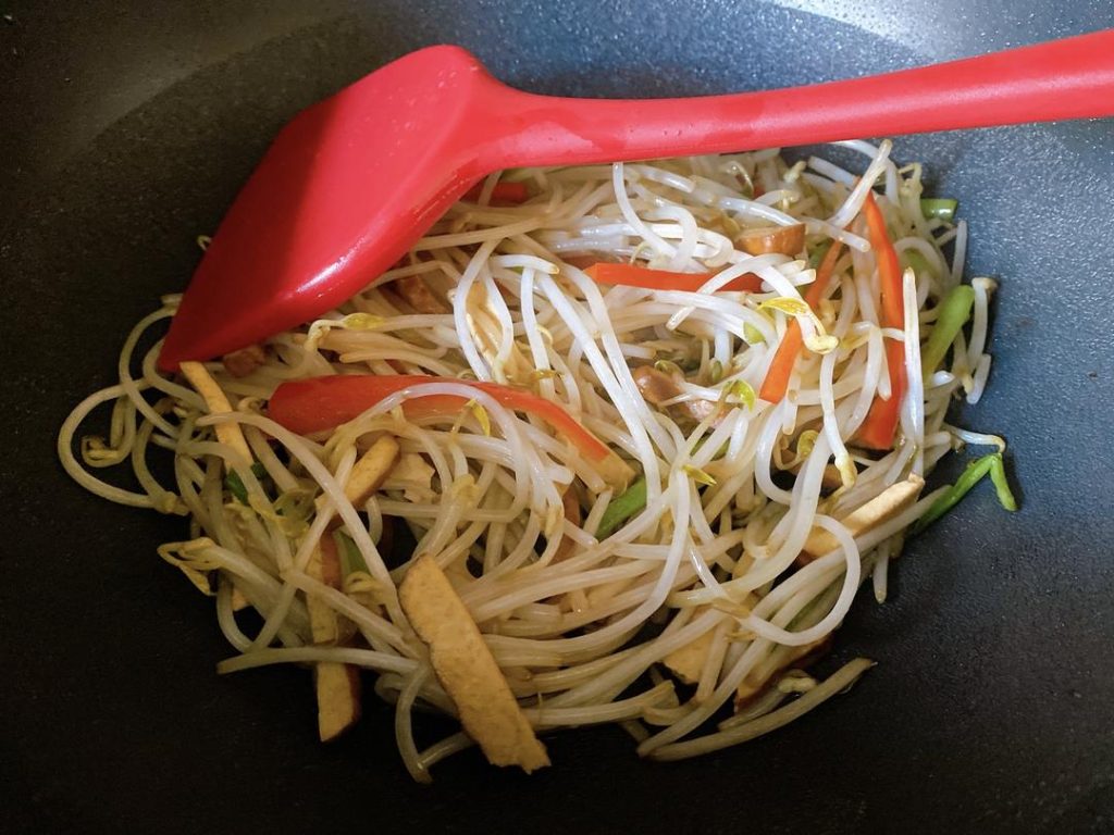 Sauté the Vegetables (2 minutes)