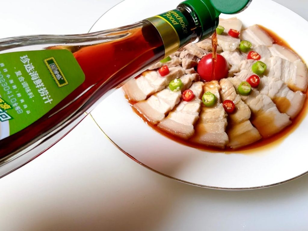 Sliced Pork Belly in Savory Sauce