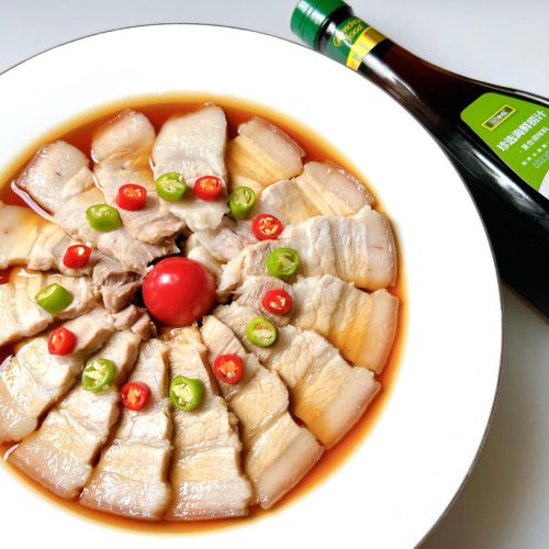 Sliced Pork Belly in Savory Sauce