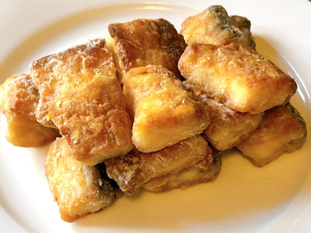 Shallow Fry: Gently lay the fish chunks in the pan. Fry for 2-3 minutes per side until golden brown. The internal temperature must reach 145°F (63°C) for safety. Remove and set aside.