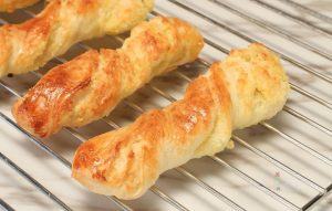 Fluffy Coconut Bread Strips