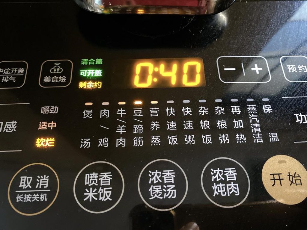 Rice Cooker Braising (40 minutes)