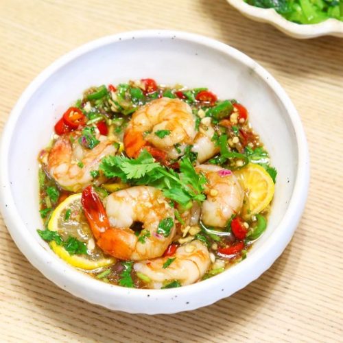 Hot and Sour Lemon Shrimp