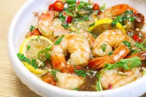 Hot and Sour Lemon Shrimp