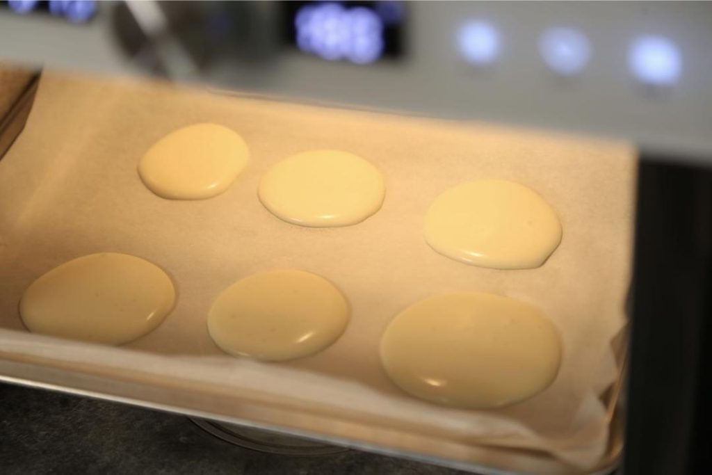 Place in the preheated oven at 350°F (180°C). Bake for approximately 15 minutes.