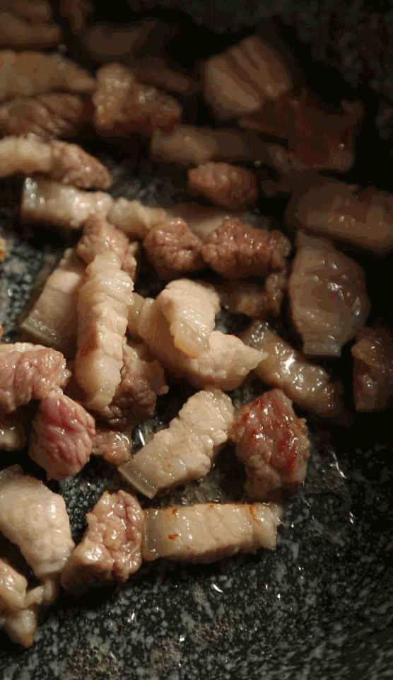Crisp the Meat and Vegetables
