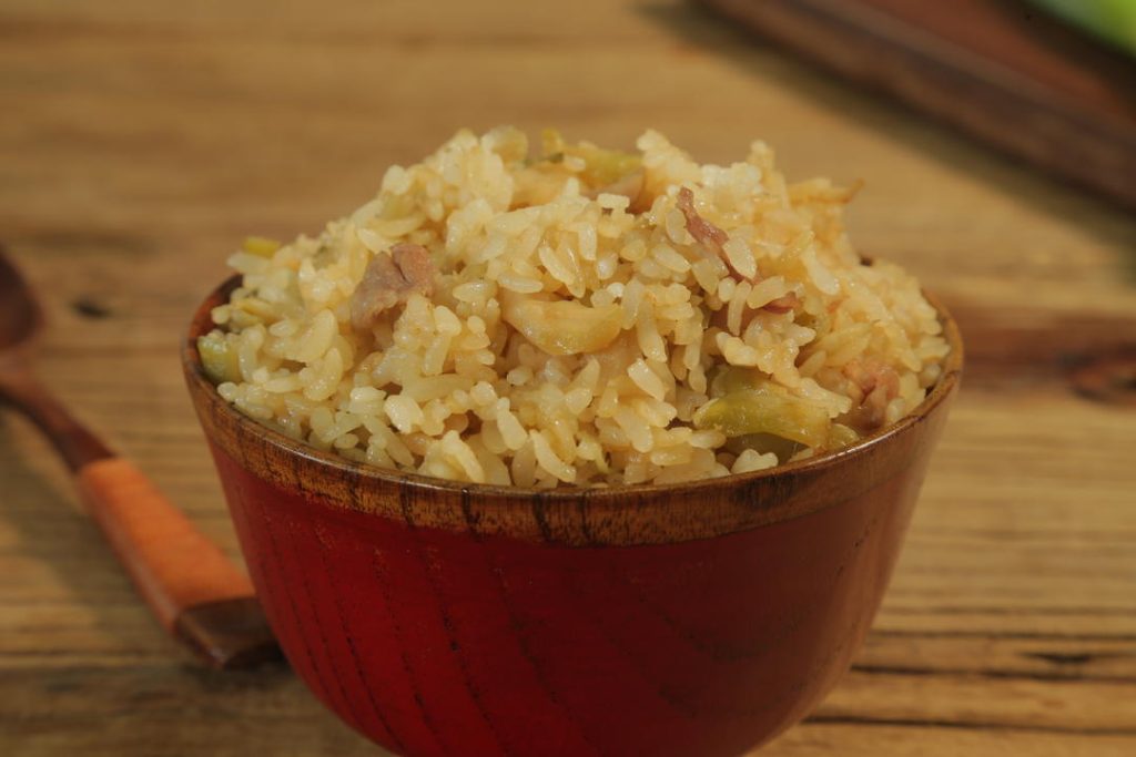 Pork and Preserved Mustard Green Fried Rice