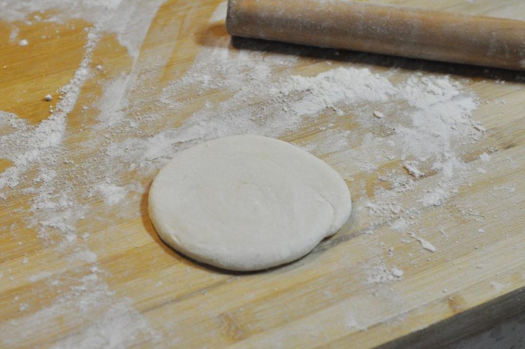 Roll Flat: Roll the discs out into flat circles (about 1/2 inch thick).