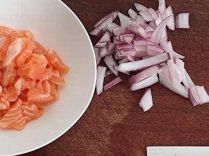 Add Aromatics: Toss in the diced onion. Continue to stir-fry for 1-2 minutes until the onion becomes translucent and fragrant.