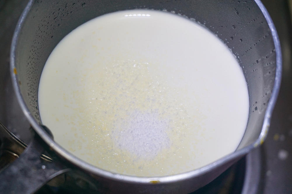 Warm the Cream and Salt