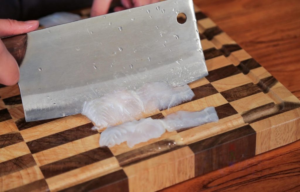 Prep the Fish: Slice the fish fillet into thin slices (about 1/4 inch thick). Place in a bowl.