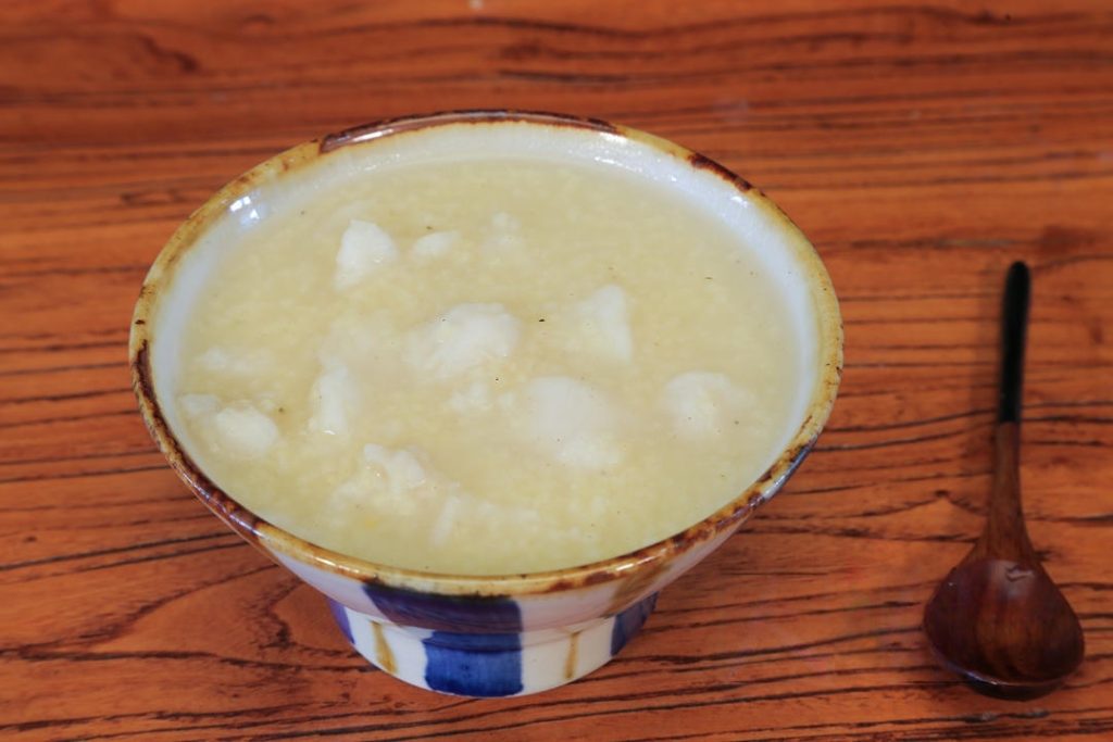 Savory Millet Congee with Fish
