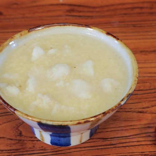 Savory Millet Congee with Fish