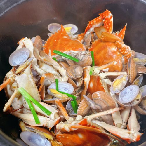 Scallion Seafood Pot