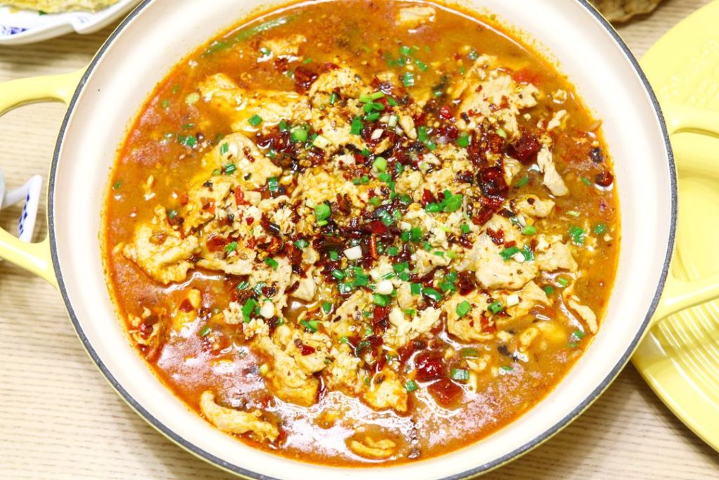 Sichuan Boiled Pork Slices (Shui Zhu Rou Pian)