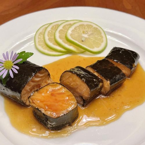 Slow-Baked Nori Salmon