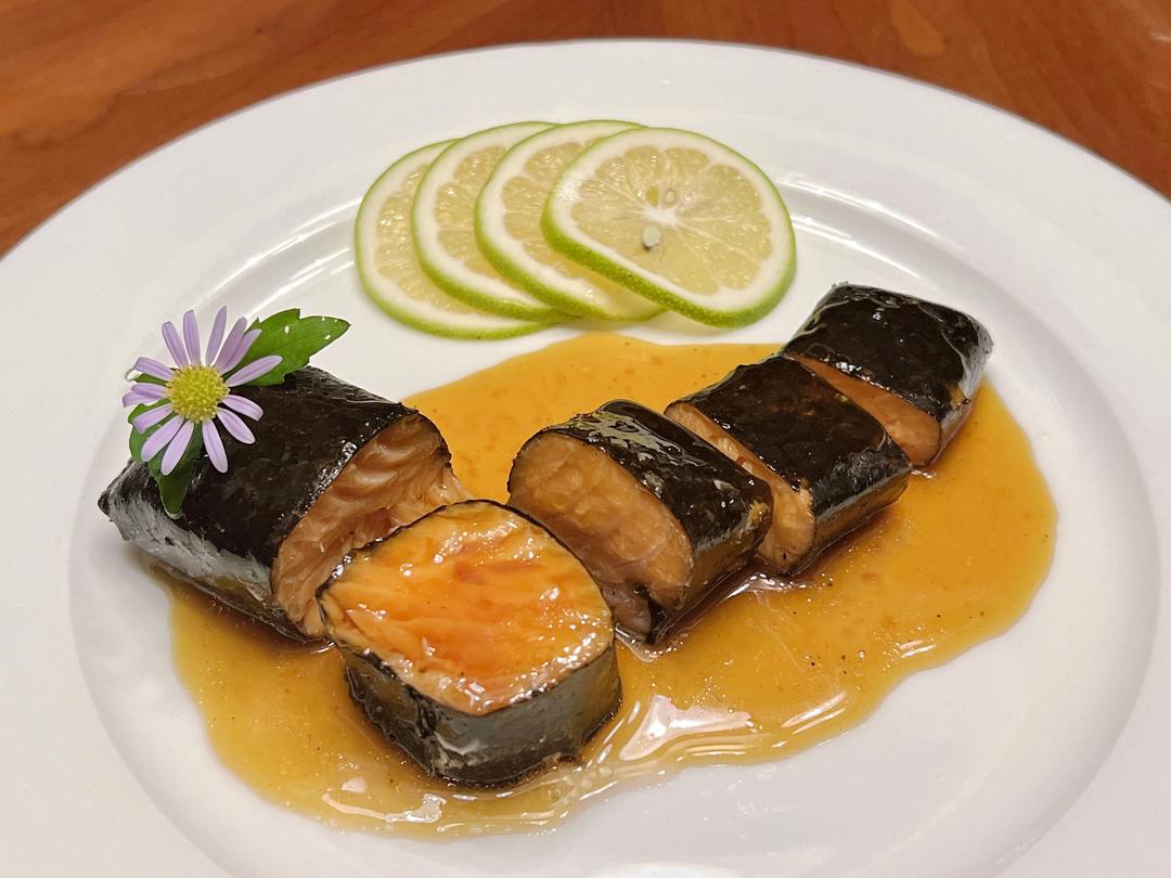 Slow-Baked Nori Salmon