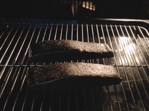 Bake (60 mins): Place the wrapped salmon strips on your prepared wire rack. Bake in the preheated 170°F (75°C) oven for exactly 1 hour.