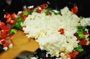 Cuttlefish Fried Rice Spicy Cuttlefish Fried Rice (Moyuzai Chao Fan) - Woks of Love