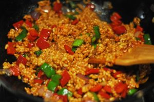 Adjust Seasoning Taste the rice. The Gochujang and the snack cuttlefish are usually salty enough, but if you prefer a heavier flavor, you can add a pinch of salt now.