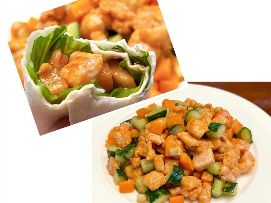 Spicy Orleans Chicken Wraps