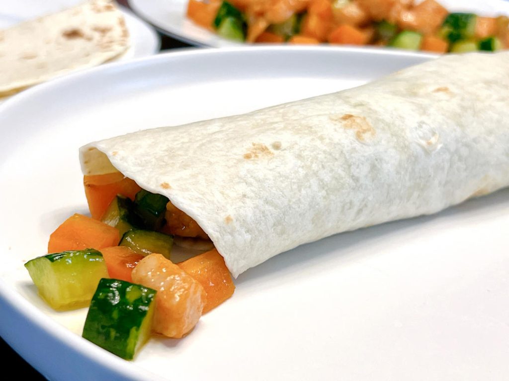 Spicy Orleans Chicken Wraps