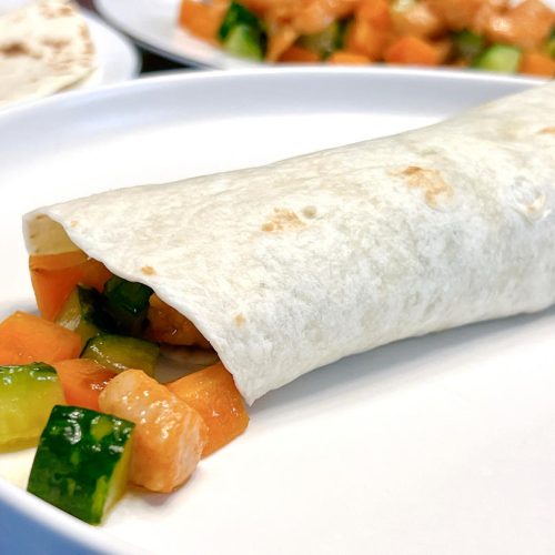 Spicy Orleans Chicken Wraps