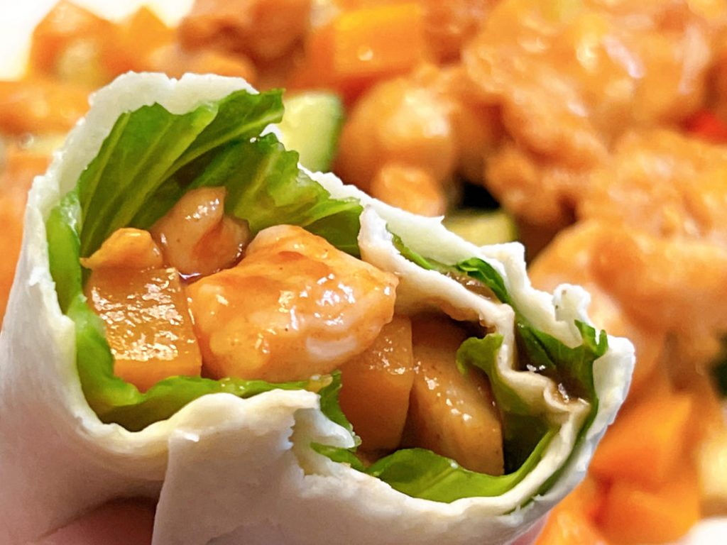 Spicy Orleans Chicken Wraps